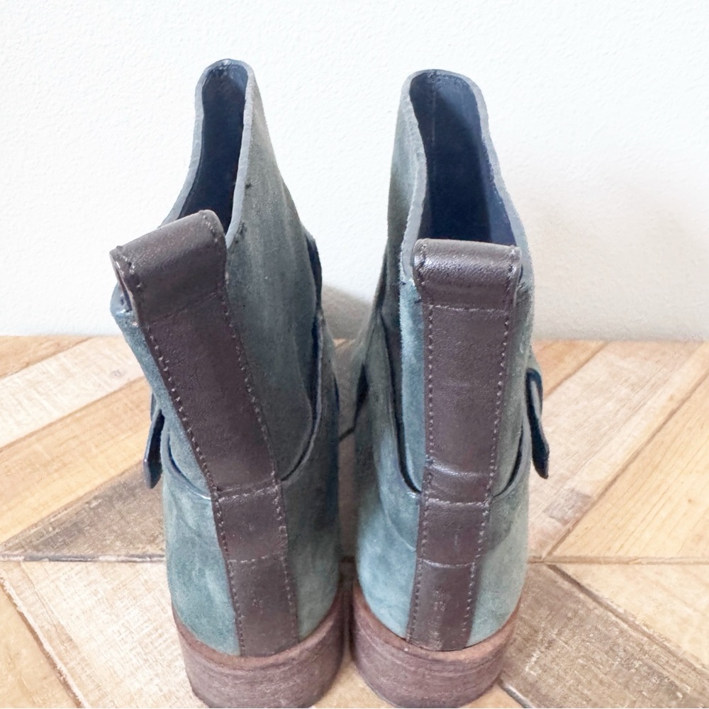 Tory Burch Riley Irish Charcoal Mid Height Boots - Picture 8 of 13